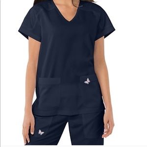 Koi Mariposa Scrub Set XL Navy Blue